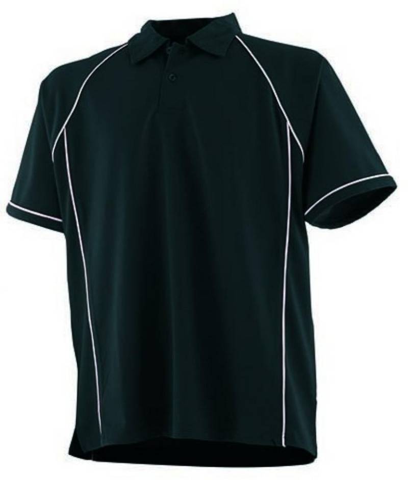 Finden+Hales Poloshirt Herren Piped Performance Polo / Coolplus®-Polyester von Finden+Hales
