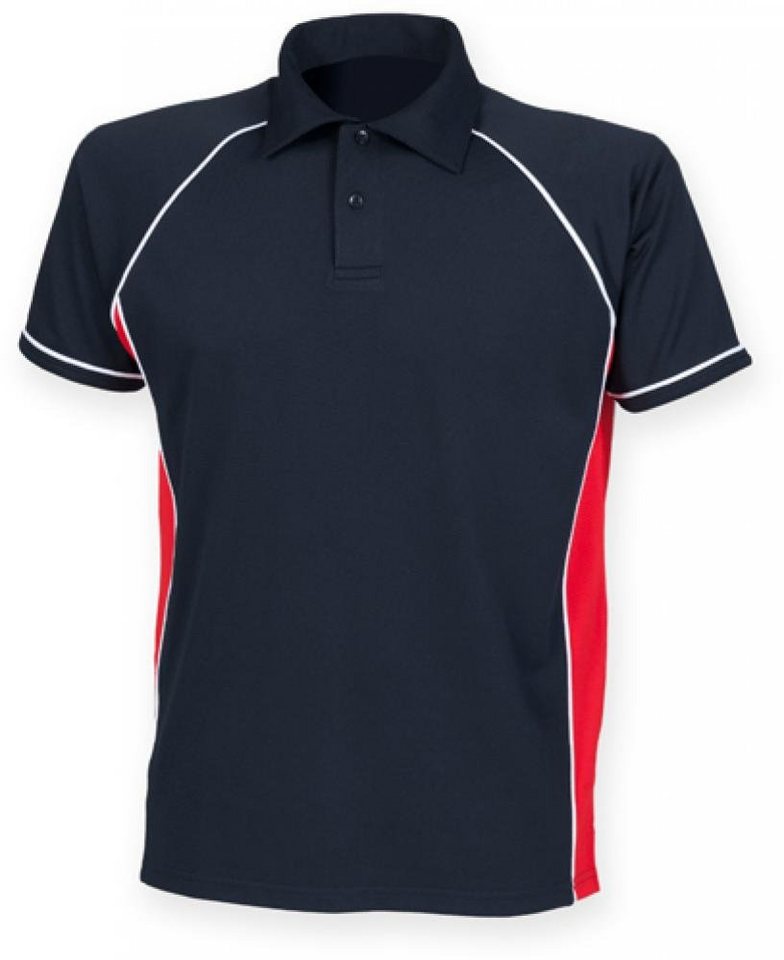Finden+Hales Poloshirt Herren Piped Performance Polo / Coolplus®-Polyester von Finden+Hales