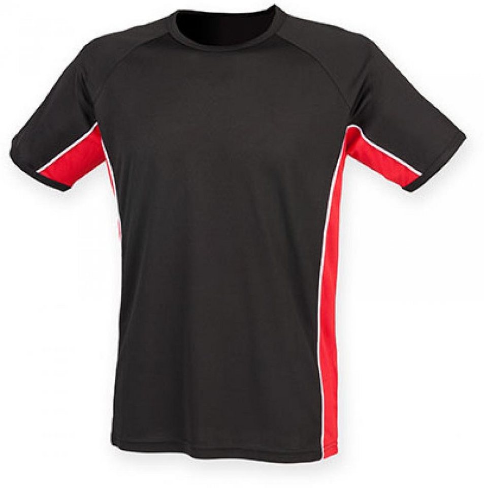 Finden+Hales Trainingsshirt Herren Performance Panel T-Shirt / Polyester Topcool® von Finden+Hales