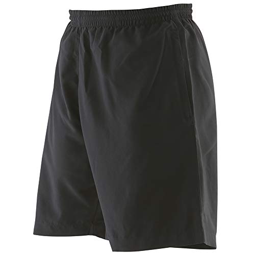 Finden & Hales Mikrofasershorts - Sport Fitness Ausbildung Chinos Laufen Lassen - Schwarz (XL) von Finden & Hales