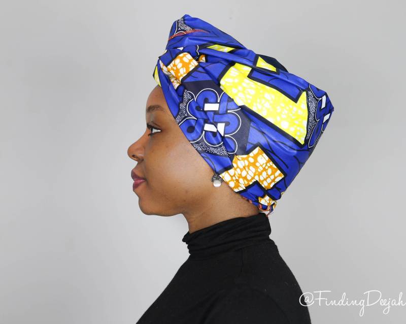 Headwrap, Turban Wrap, Ankara Kopf Wickeln, Haarwickeln, Chemo Headwrap von FindingDeejahStore