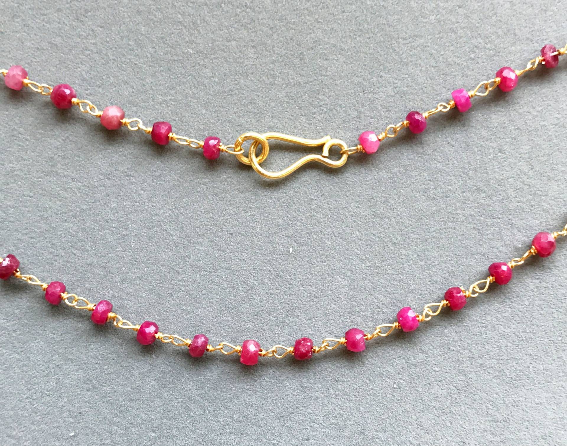24K Gold Vermeil Perlen Kette, Halskette, Kette Mit Verschluss, Rubin, Labradorit, Pyrit, Halbedelstein, Eine 13 Dollar 24K Gold Vermeil Perlen Kette, Halskette, Kette Mit Verschluss, Rubin, Labradorit, Pyrit, Halbedelstein, Eine 13 Dollar von Findings203