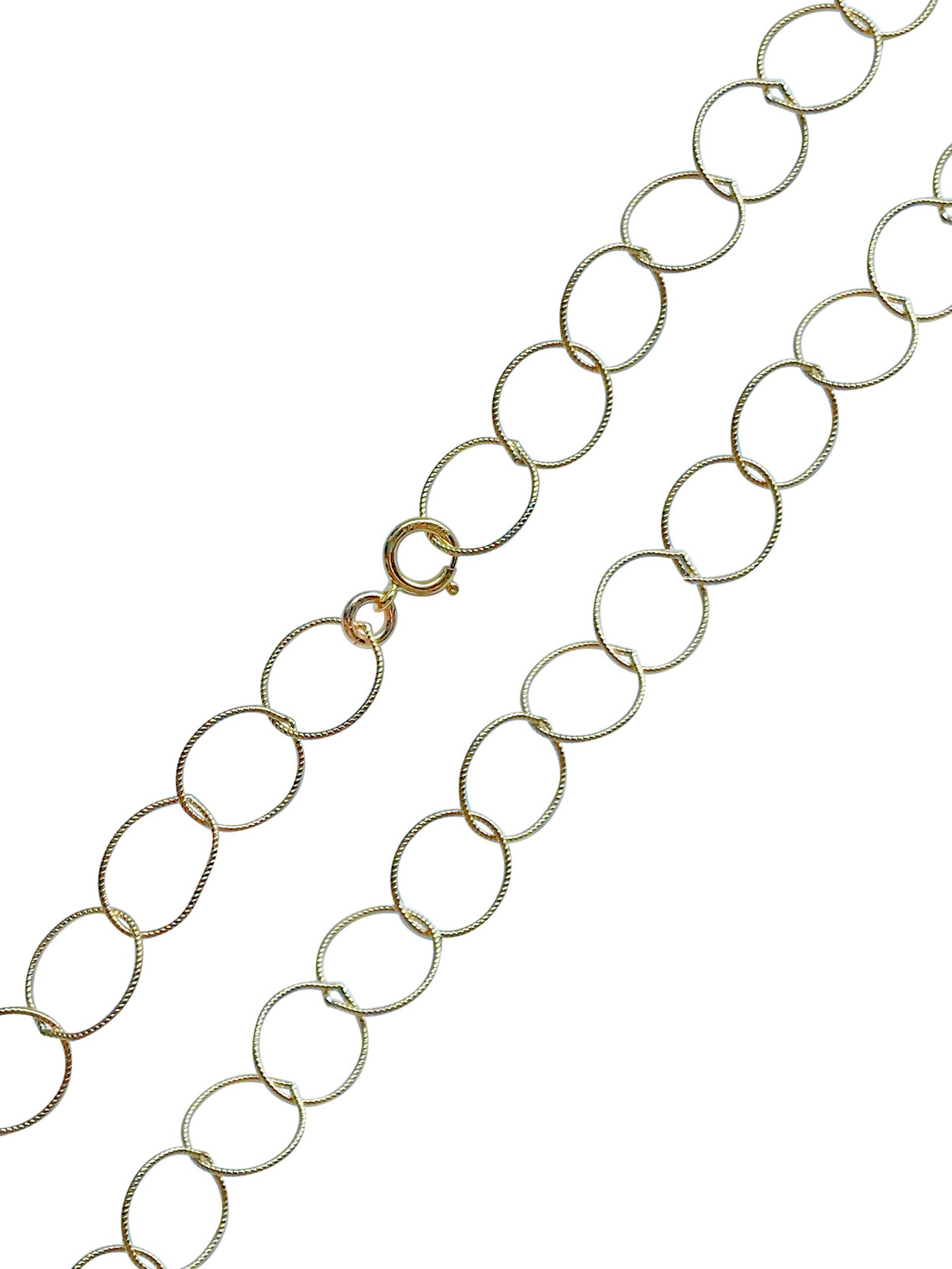 Strukturierte Creolen ~ 14K Gold Filled Sterling Silber Kette Mit Verschluss Strukturierte Creolen ~ 14K Gold Filled Sterling Silber Kette Mit Verschluss von Findings203