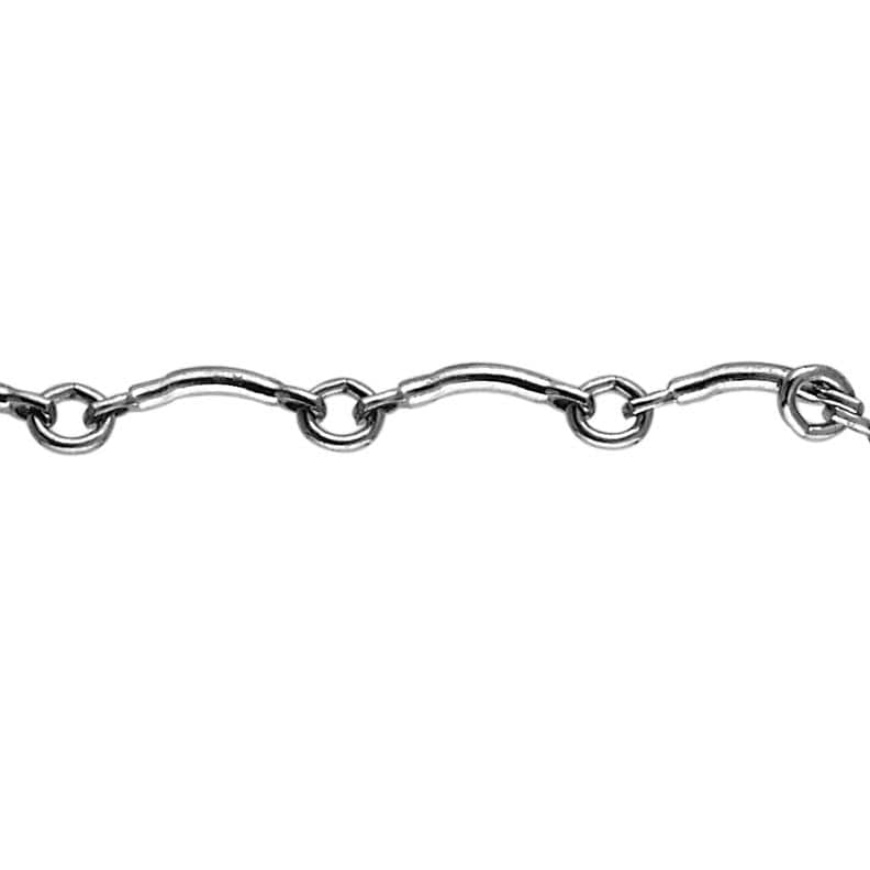 0, 9 X 8 Bar Kette Am Fuß - Sterling Silber | Ss Artikel # 308730-45Br von FindingsSource