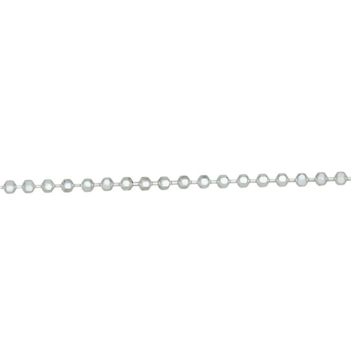 1 Mm Dcut Bd Kette Am Fuß - Sterling Silber | Ss Artikel # 301Bdc von FindingsSource