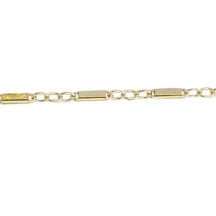 1.05 X 5.1 Mm Fancy Goldkette Am Fuß - Gold Filled | Gf Artikel # 20900Fn von FindingsSource