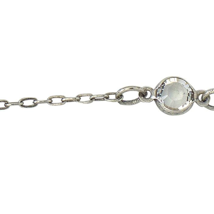 1.2 X 2.25 Mm Swarovski Clear Oxidierte Kette Am Fuß - Sterling Silber | Ss Artikel # 301418Coxisw von FindingsSource