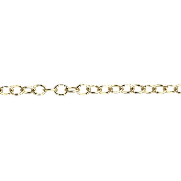 1.45 X 2 Mm Kabelkette Am Fuß - Gold Filled | Gf Artikel # 2012-17Ca von FindingsSource