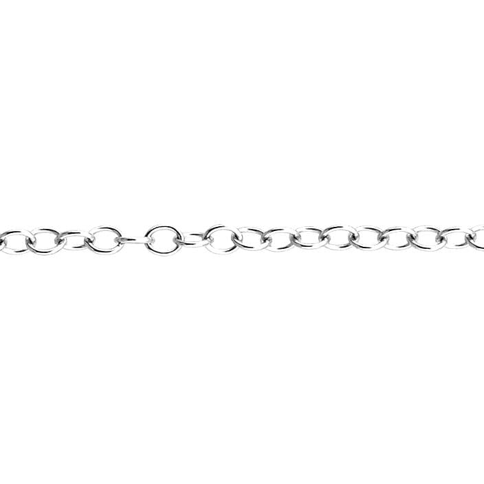 1.45 X 2 Mm Kabelkette Am Fuß - Sterling Silber | Ss Artikel # 3012-17Ca von FindingsSource