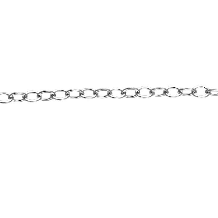 1.6 X 2.1 Mm Flachkabel Kette Am Fuß - Sterling Silber | Ss Artikel # 3013-18Fc von FindingsSource