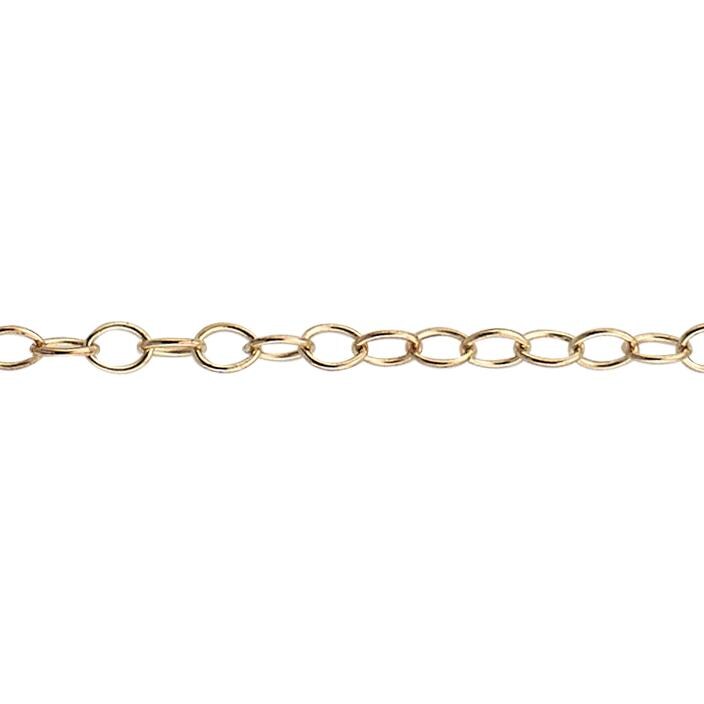 1.8 X 2.4 Mm Kabelkette Am Fuß - Gold Filled | Gf Artikel # 2012-13Ca von FindingsSource
