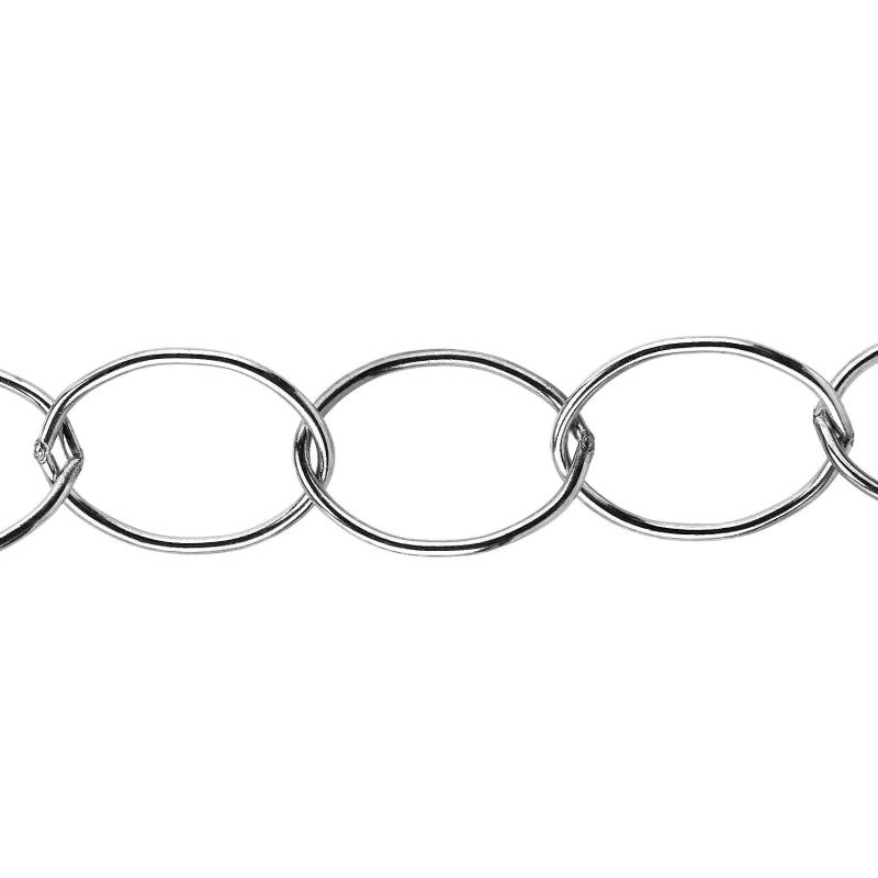 13.45 X 20.45 Mm Kabelkette Am Fuß - Sterling Silber | Ss Artikel # 3048-1Ca von FindingsSource