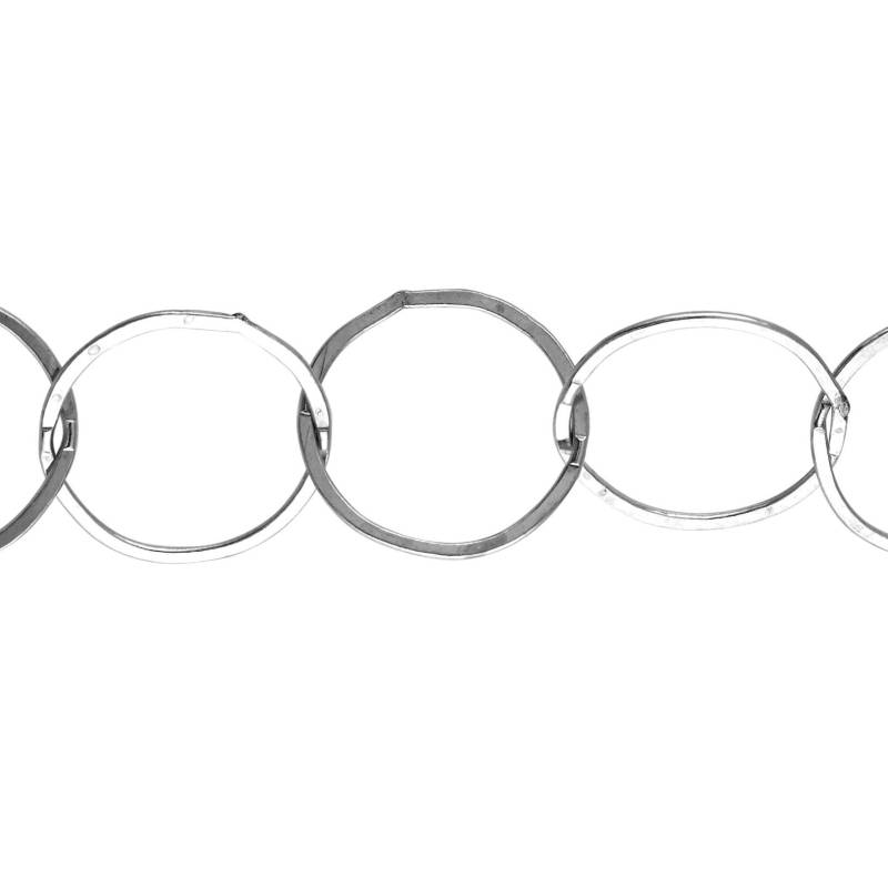 16, 75 Mm Flachkabel Kette Am Fuß - Sterling Silber | Ss Artikel # 3075-6Fc von FindingsSource