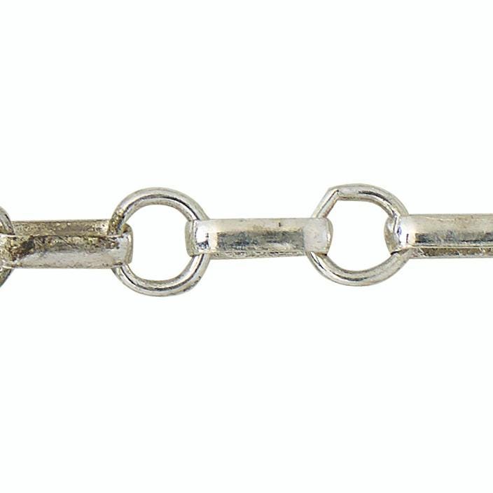 3 X 7, 3 Mm Fancy Kette Am Fuß - Sterling Silber | Ss Artikel # 308200Fn von FindingsSource