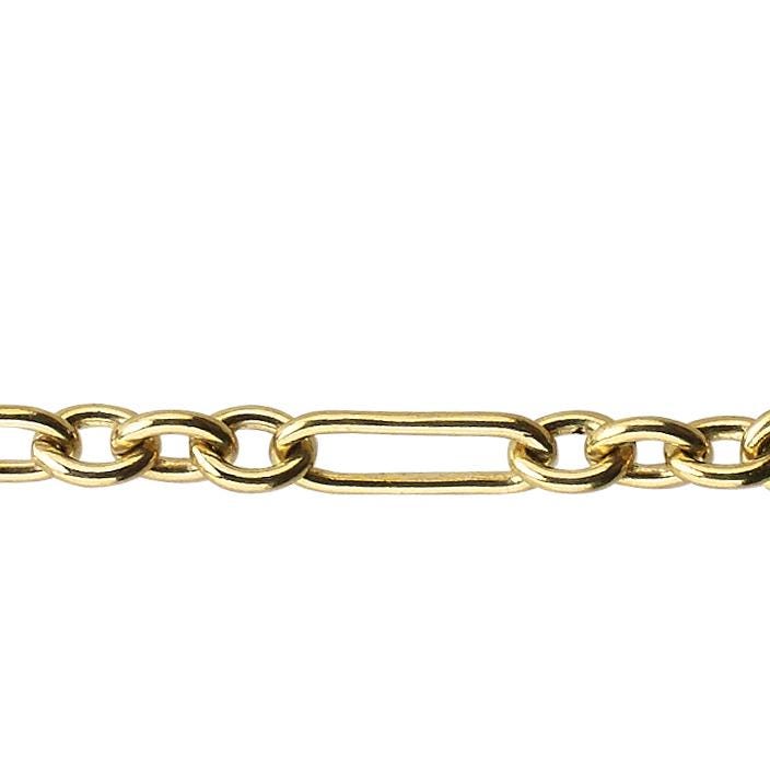 3.1 X 9.2 Mm Lange & Kurze Kette Am Fuß - Gold Filled | Gf Artikel # 202931Ls von FindingsSource