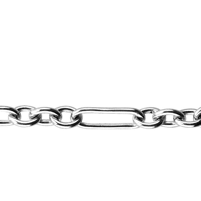 3.1 X 9.2 Mm Lange & Kurze Kette Am Fuß - Sterling Silber | Ss Artikel # 302931Ls von FindingsSource