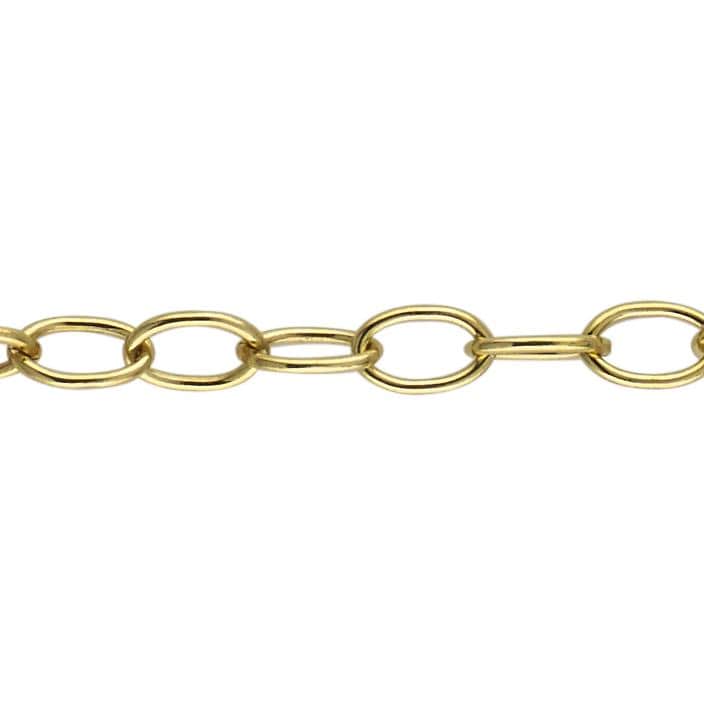 3.3 X 5.2 Mm Gezogene Ankerkette Am Fuß - Gold Filled | Gf Artikel # 2022-7Dc von FindingsSource