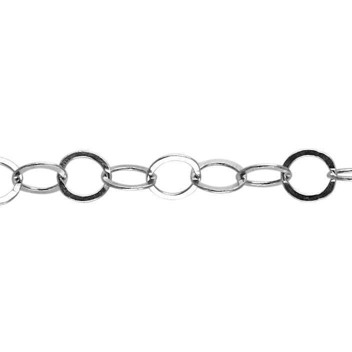 3.6 Mm Flachkabel Kette Am Fuß - Sterling Silber | Ss Artikel # 3016-8Fc von FindingsSource