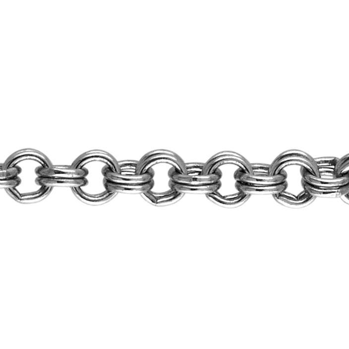 3.65 Mm Doppelseilkette Am Fuß - Sterling Silber | Ss Artikel # 307125Dd von FindingsSource