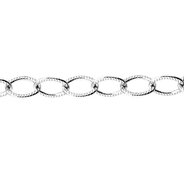 3.7 X 4.75 Mm Strukturierte Kette Am Fuß - Gold Filled | Gf Artikel # 2022-7Tc von FindingsSource