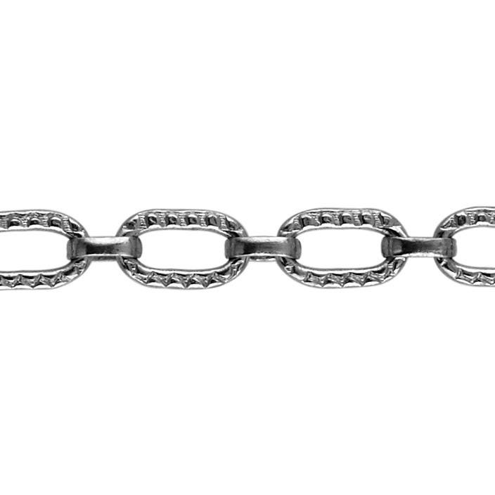 3.85 X 6.7 Mm Fancy Kette Am Fuß - Sterling Silber | Ss Artikel # 3010Fy von FindingsSource