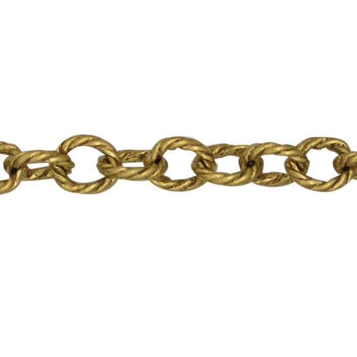 3.9 X 4.75 Mm Strukturierte Kette Am Fuß - Gold Filled | Gf Artikel # 2036-8Tc von FindingsSource