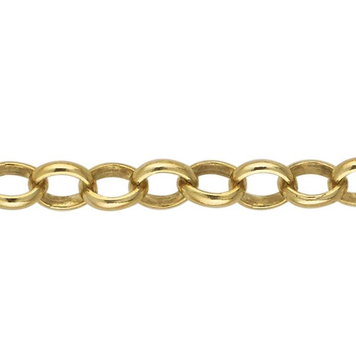 4 X 4.8 Mm Rolo-Kette Am Fuß - Gold Filled | Gf Artikel # 20565Rc von FindingsSource