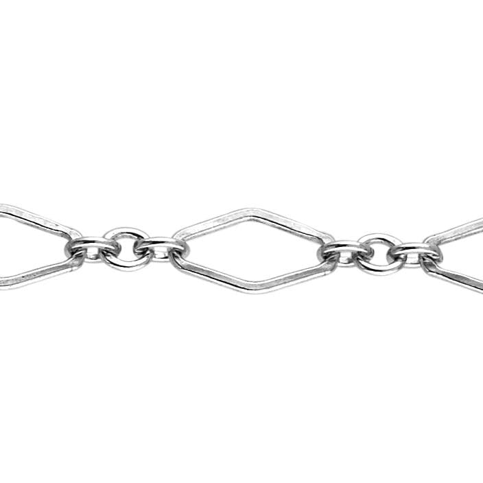 4.5 X 8.75 Mm Fancy Kette Am Fuß - Sterling Silber | Ss Artikel # 302331-3Fn von FindingsSource