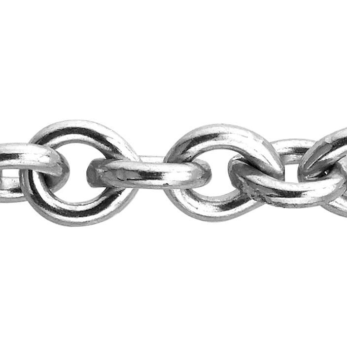 7.1 X 8.65 Mm Kabelkette Am Fuß - Sterling Silber | Ss Artikel # 3070-5Ca von FindingsSource