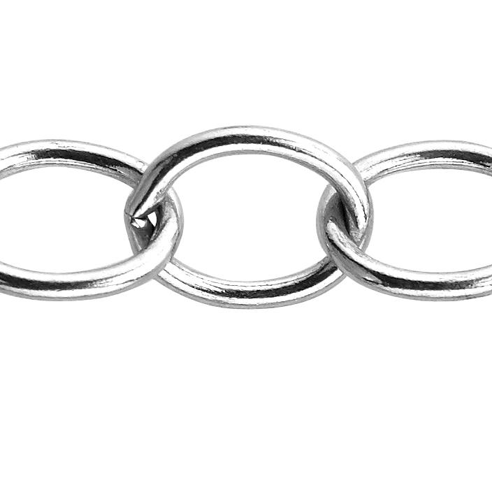 9.2 X 11.9 Mm Kabelkette Am Fuß - Sterling Silber | Ss Artikel # 30912Ca von FindingsSource