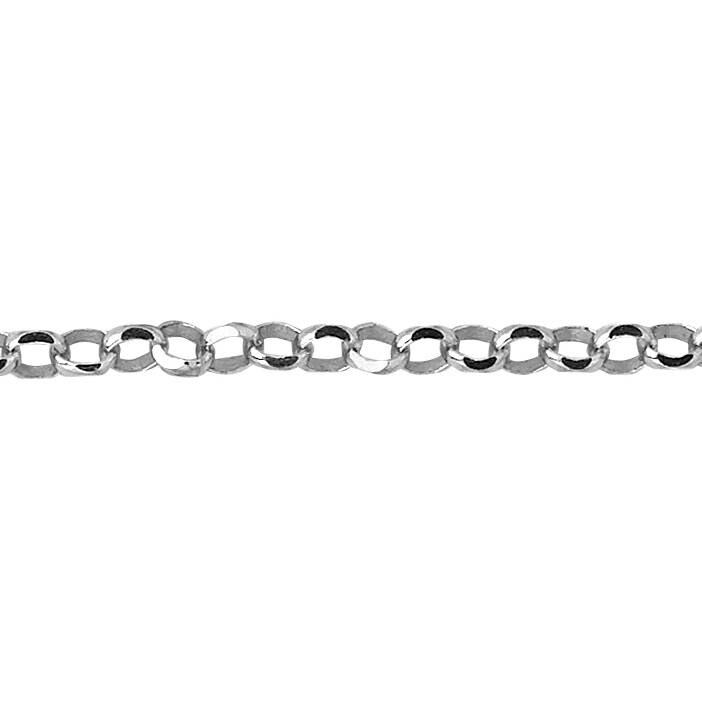 Messing Strukturierte Kette Am Fuß - Gold Vergoldet 5Ft | 202207Rc Silber | 302207Rc von FindingsSource