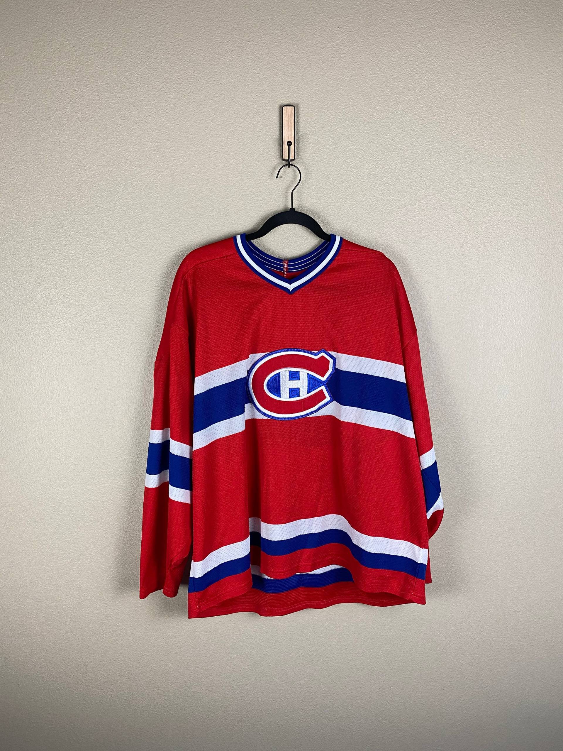 Vintage Montreal Canadiens Hockey Trikot | Gr. Xl 90Er Jahre Ccm Quadebe Bell Center Stanley Cup Champs von FindingxFashion