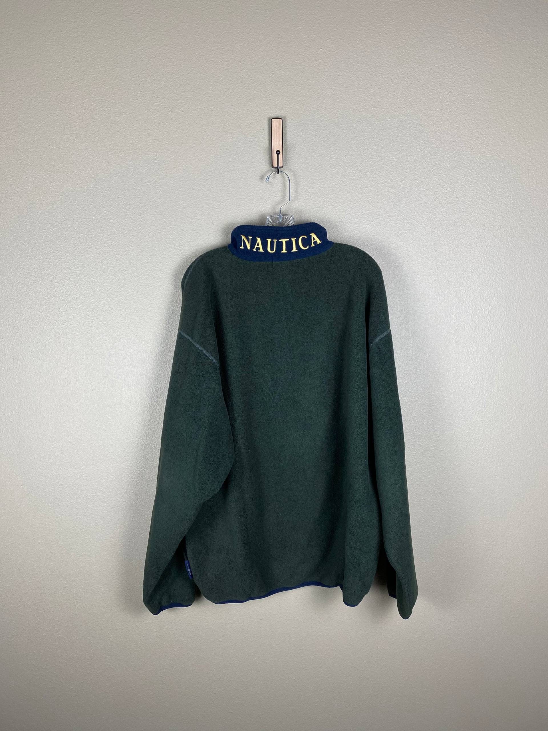 Vintage Nautica 1/4 Zip Sweater Pullover Sweatshirt | Größe Xl 90Er Jahre Challenge Neck Spellout Logo Lil Boat Bestickter Vintage Nautica 1/4 Zip Sweater Pullover Sweatshirt | Größe Xl 90Er Jahre Challenge Neck Spellout Logo Lil Boat Bestickter von FindingxFashion