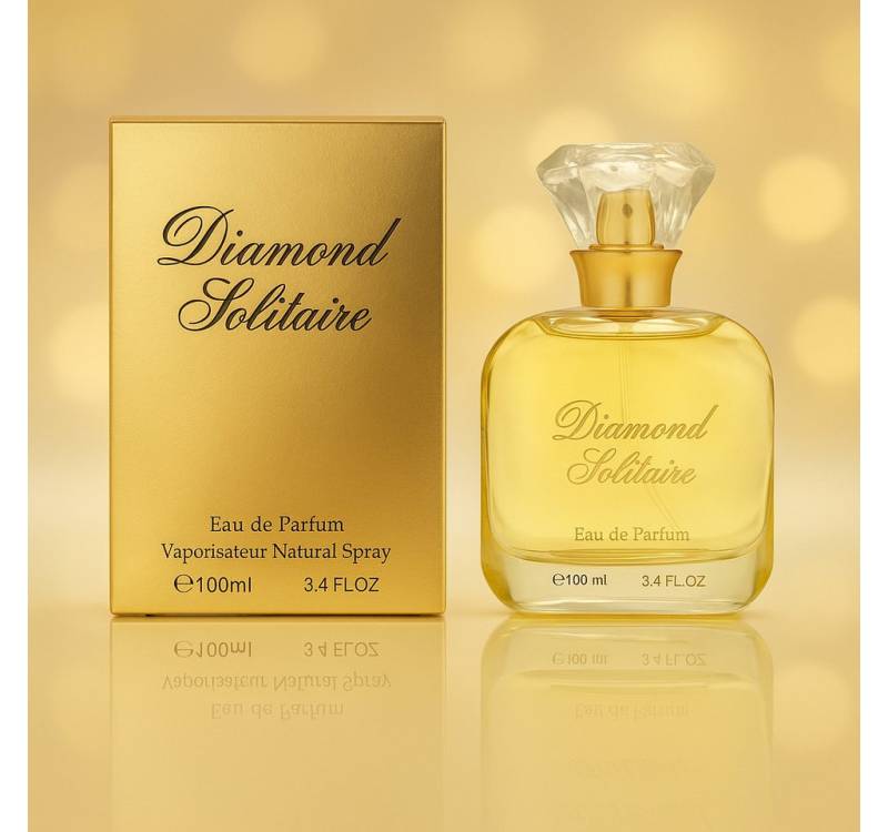 Fine Perfumery London Eau de Parfum DIAMOND SOLITAIRE POUR FEMME – inspiriert von J'adore Dior, 100 ml von Fine Perfumery London