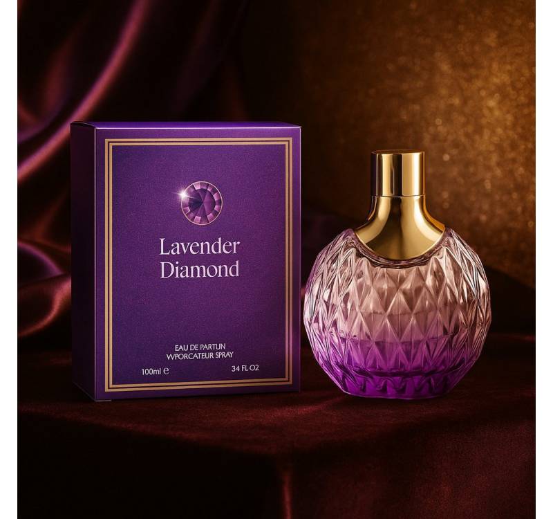 Fine Perfumery London Eau de Parfum Lavender Diamond Pour Femme – Hergestellt in England e100 ml von Fine Perfumery London
