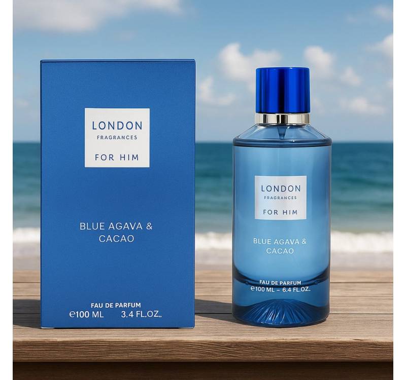 Fine Perfumery London Eau de Parfum London Fragrances For Him Blue Agava Cacao Made in England 100 ml von Fine Perfumery London