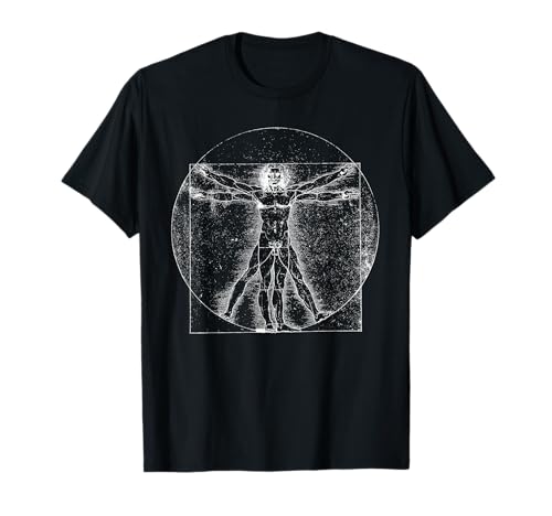 Vitruvian Man T-Shirt Leonardo Da Vinci T-Shirt Vitruvian Man T-Shirt Leonardo Da Vinci T-Shirt von Fine and Classic Art T-shirts by Scarebaby