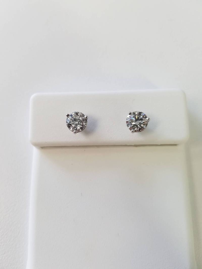 1, 88 Karat E Vs2 Diamant Ohrringe 14K White Gold Einstellung Schmuck Feine Machen Jubiläum Mode Große Qualität Erstaunlich Größe Preis von FineDesignsbyRaphael