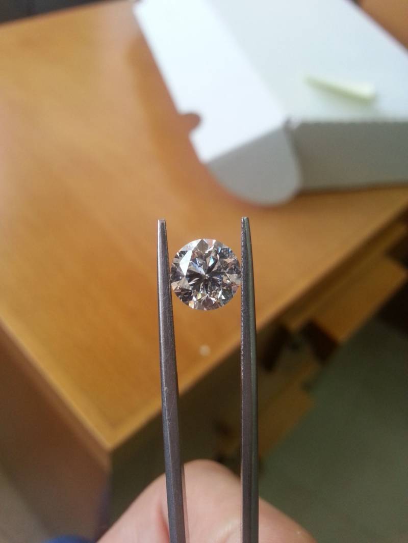 Platin-Ring, 2 Karat Diamant-Verlobungsring, Diamant-Ringe, Freundin Ring, Ehering, Zierliche Hochzeitsband, 2.06 Ct D Si2 Diamant von FineDesignsbyRaphael