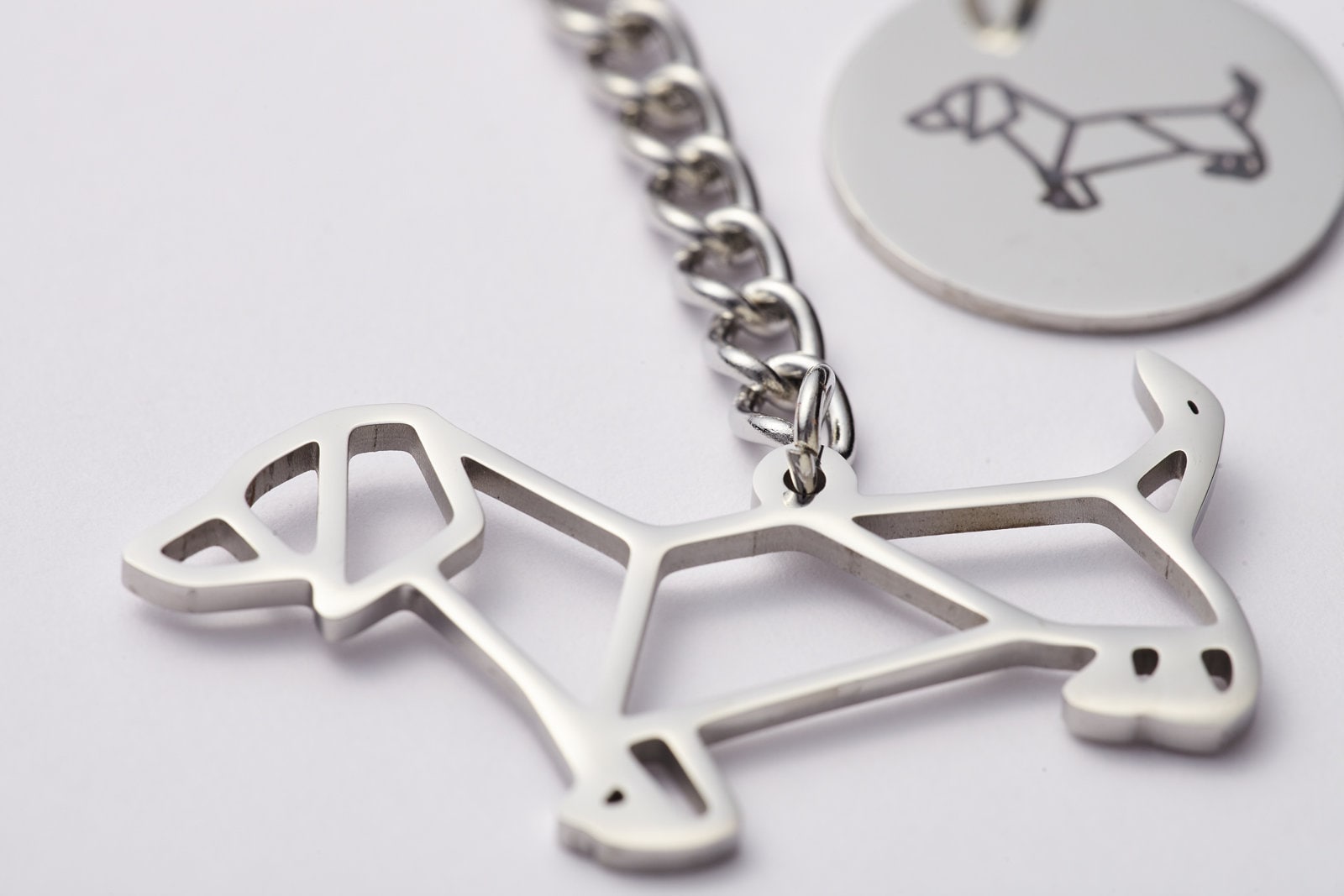 Hundeanhänger Im Origami-style/Dackel Hundeanhänger Im Origami-style/Dackel von FineFriendsShop