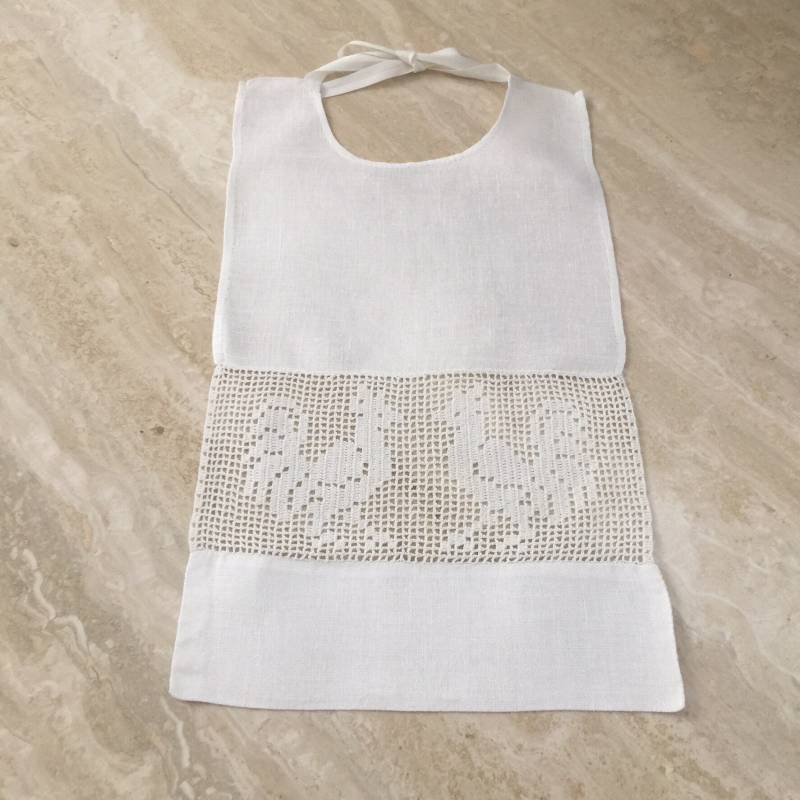 Des Kindes Vintage Leinen Bib Des Kindes Vintage Leinen Bib von FineLinensandMore