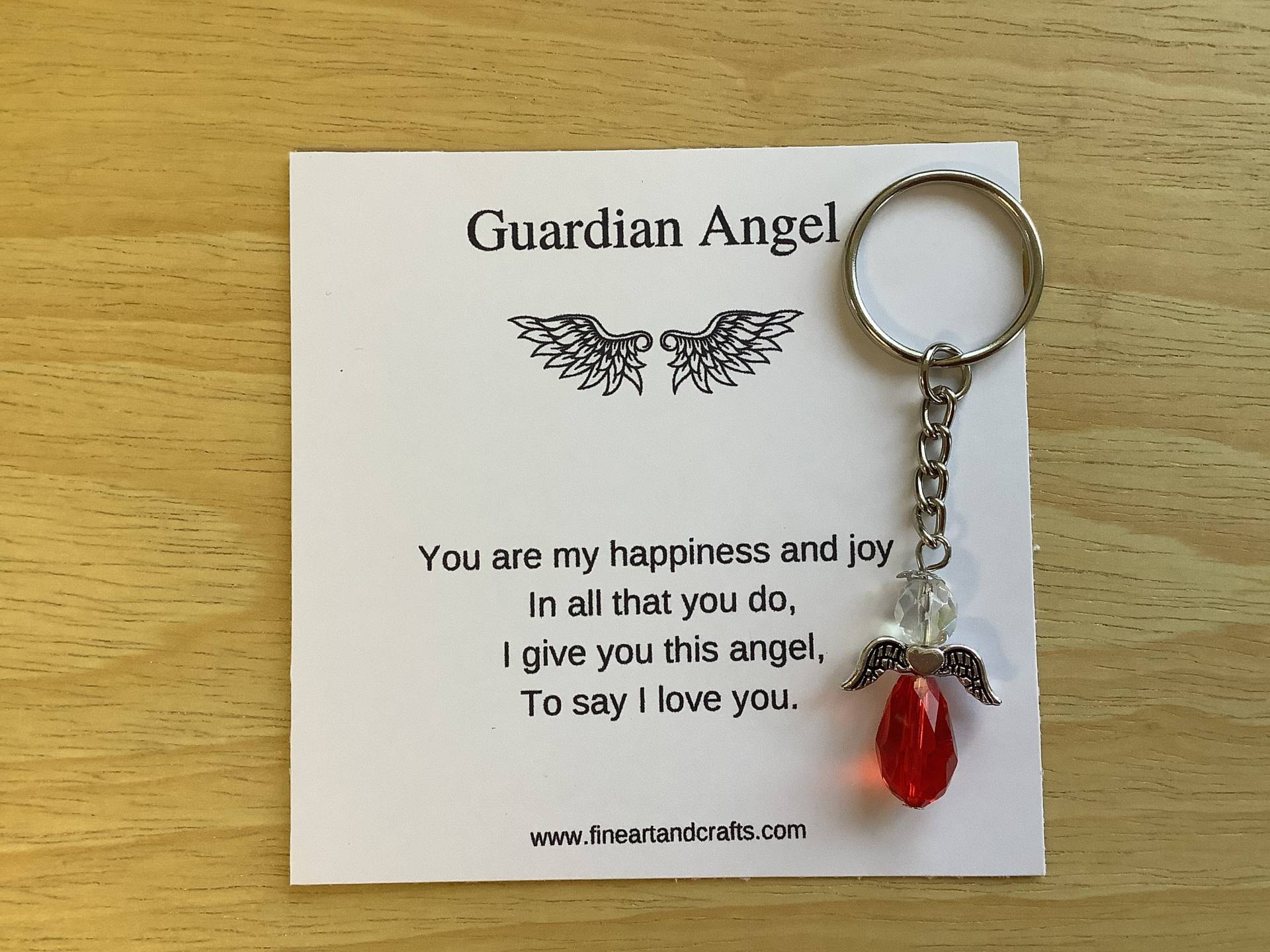 Engel Für Einen Geliebten Menschen, Freund/Freundin Tag Geschenkidee, Schutzengel Keychain, Schlüsselring Geschenk, Freundschaftsgeschenk von Fineartandcraftscom