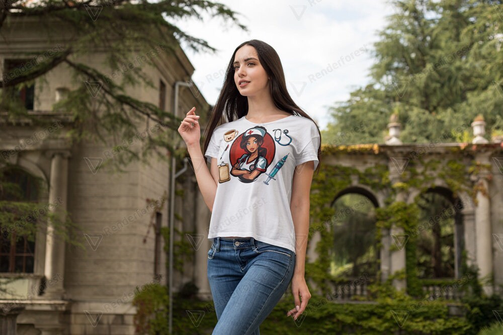 Krankenschwester T-Shirt Mit Deinem Namen Krankenschwester T-Shirt Mit Deinem Namen von FinelyFabulous