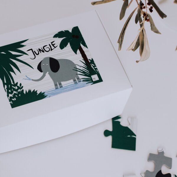 Fines Papeterie Puzzle SAFARI * für Kinder * 100 Teile * mit Löwe, Elefant, Affe von Fines Papeterie