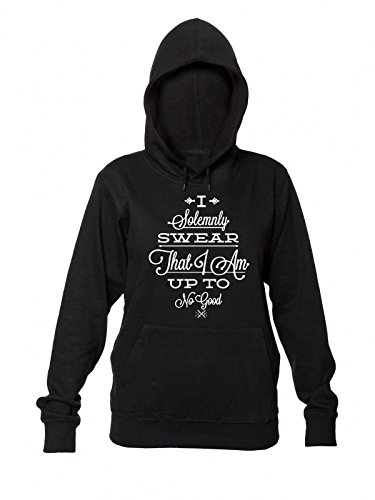 Finest Prints I Solemnly Swear That I'm Up to No Good Artistic Design Kapuzenpulli für Damen Large von Finest Prints