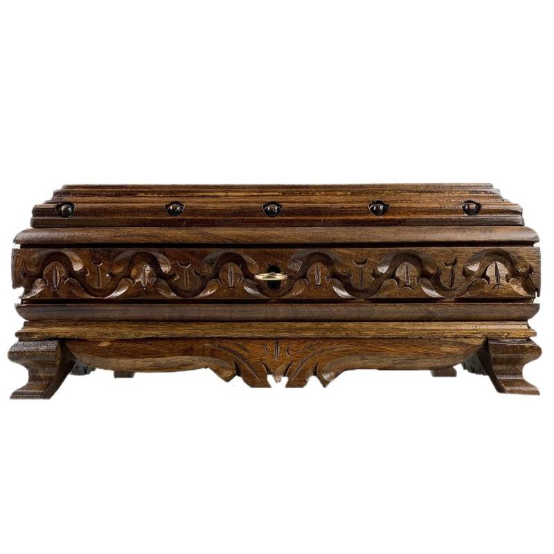 Großes Schmuckkästchen Mit Bordüre Holz Nussbaum "Divan Vi M" - Handgeschnitzte Schmuckbox Schatztruhe Der Exklusiven Art Großes Schmuckkästchen Mit Bordüre Holz Nussbaum "Divan Vi M" - Handgeschnitzte Schmuckbox Schatztruhe Der Exklusiven Art von FinestCarvingArt