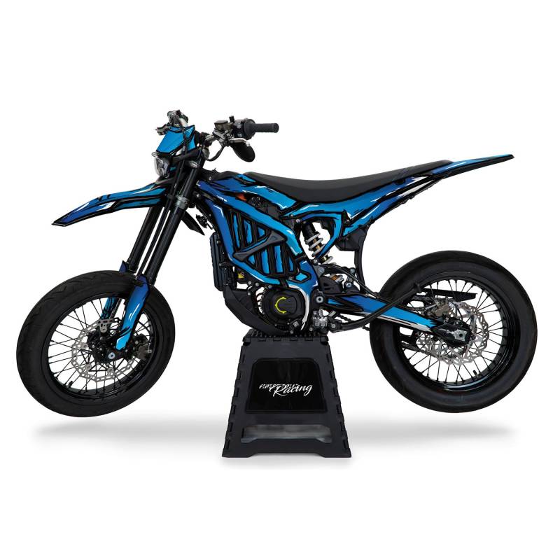 Aufkleber Set F. Sur-Ron Ultra Bee L3E | Ab 2023 Grafik Dekor Folie Elektromotorrad Zubehör Mrx002 Stilbruch Blau Hologramm von FinestFolia