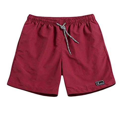 Finetyu Badehose Herren mit Kompression Badehose mit innenhose Board Shorts Herren Schnelltrocknend Badeshorts Swim Shorts mit Mesh und Verstellbarem Tunnelzug von Finetyu