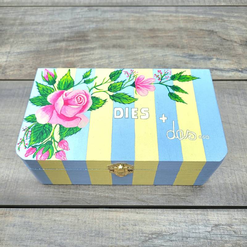 Schmuckkästchen Handbemalt, Schatzkiste, Mädchen Kommunion Schmuckkästchen Handbemalt, Schatzkiste, Mädchen Kommunion von FingerspitzenDesign