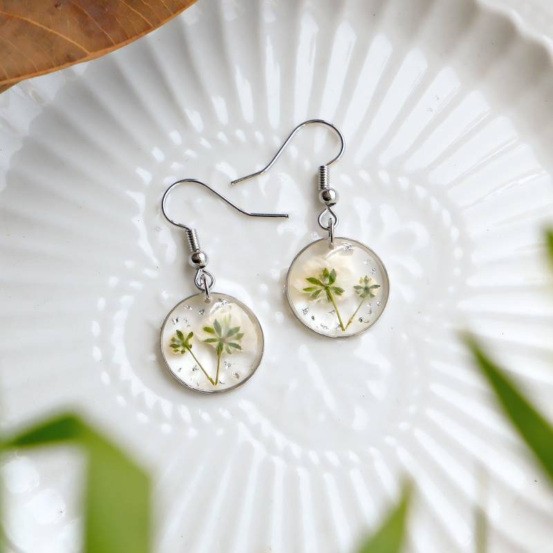 Echte Schleierkraut Blume Harz Ohrringe Handgemachte Getrocknete Baumeln Tropfen Geschenke Echte Schleierkraut Blume Harz Ohrringe Handgemachte Getrocknete Baumeln Tropfen Geschenke von FingertipGarden